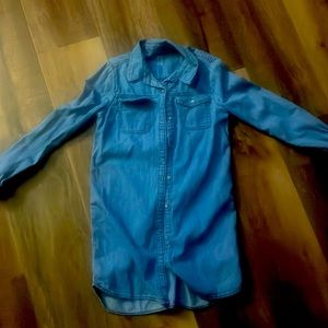 Girls gap size medium denim dress